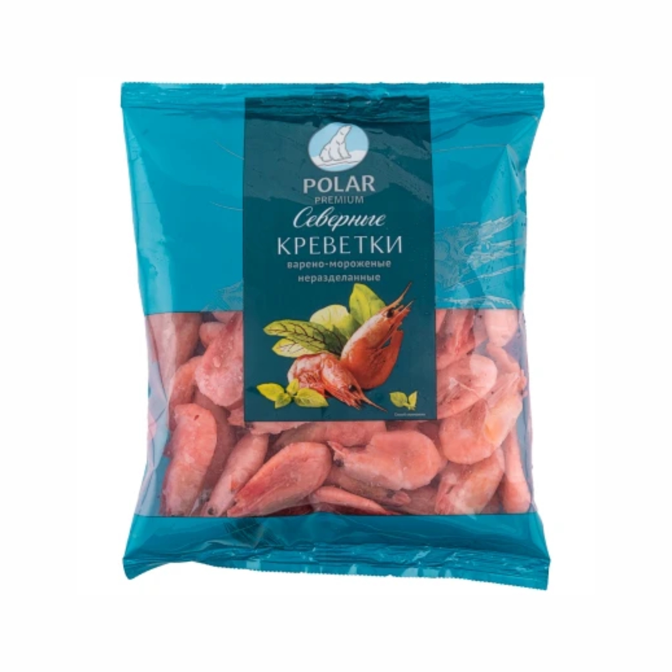 Креветки северные 90+ (варено-мороженые)