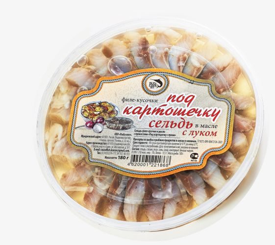 Сельдь «Под картошечку с лучком» Рыба-меч 180 г